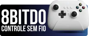 controle 8bitdo branco wireless