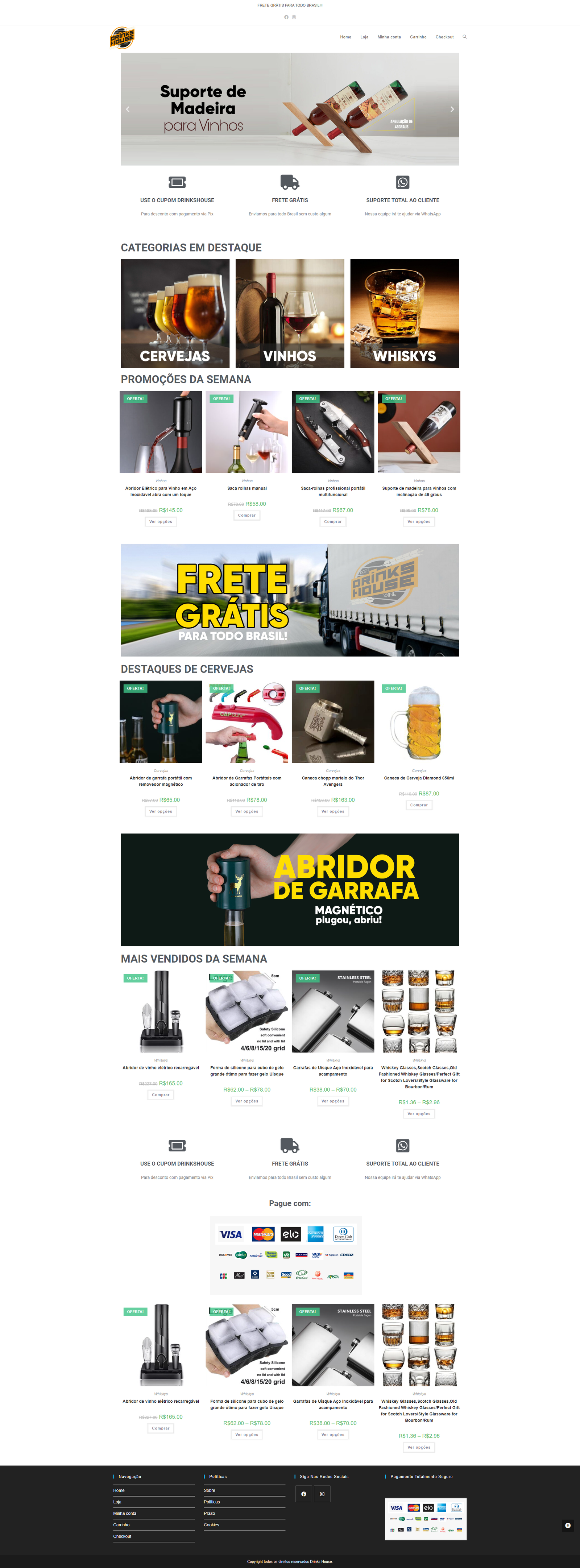 site market place drinks house