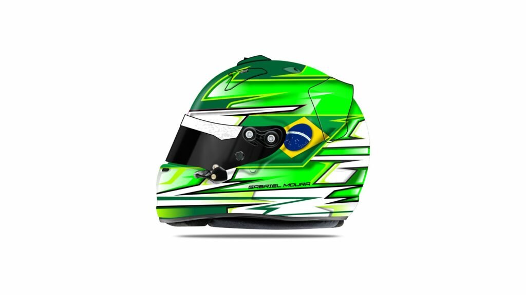 artes de capacetes para pilotos de kart 6